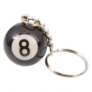 Schlüsselanhänger "8", Schwarz